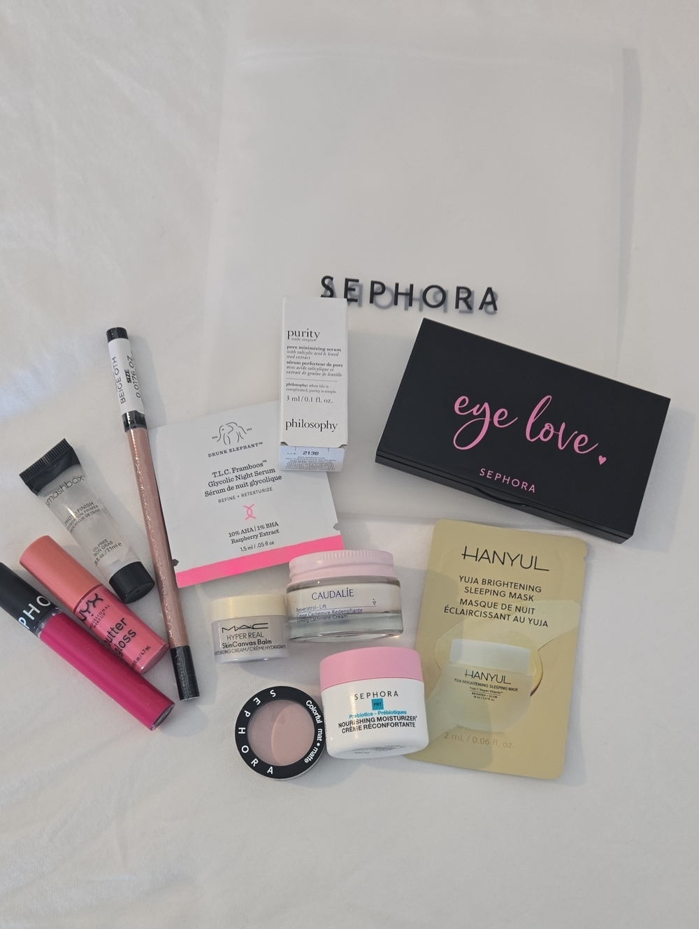 Sephora Eye Love Palette and Pink-Tone Makeup Set